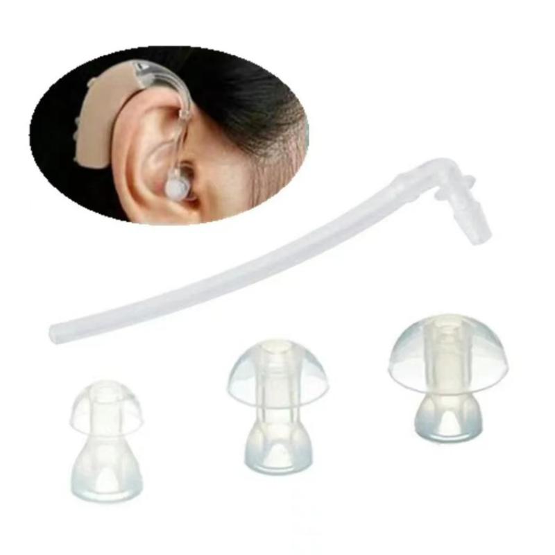 Silicone Ear Tip Replacement - Tragbare Hörgeräte-Ersatzteile 1 Set Weiche Silikon-Ohrstöpsel