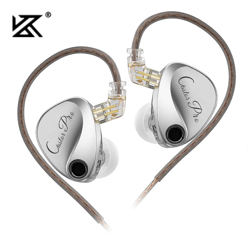 Audiophile Headphone Wired - KZ Castor PRO In-Ear-Kopfhörer, dynamische, hochwertige,
