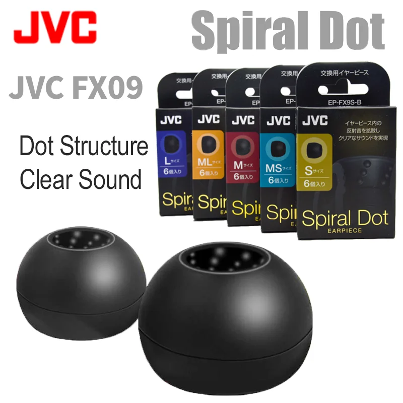 Anker Speaker Soundcore Boom 2 - JVC Spiral Dot Ohrstöpsel Silikon Ohrhörer