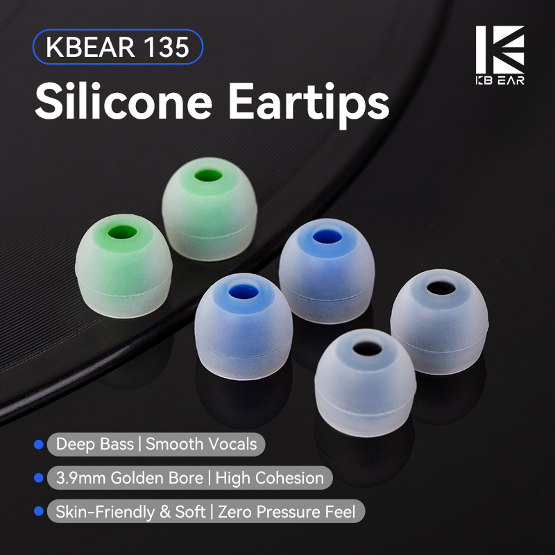 KBEAR 135 Silikon-Ohrstöpsel 3 – In Ear Monitor Iem Bewertung und Preis