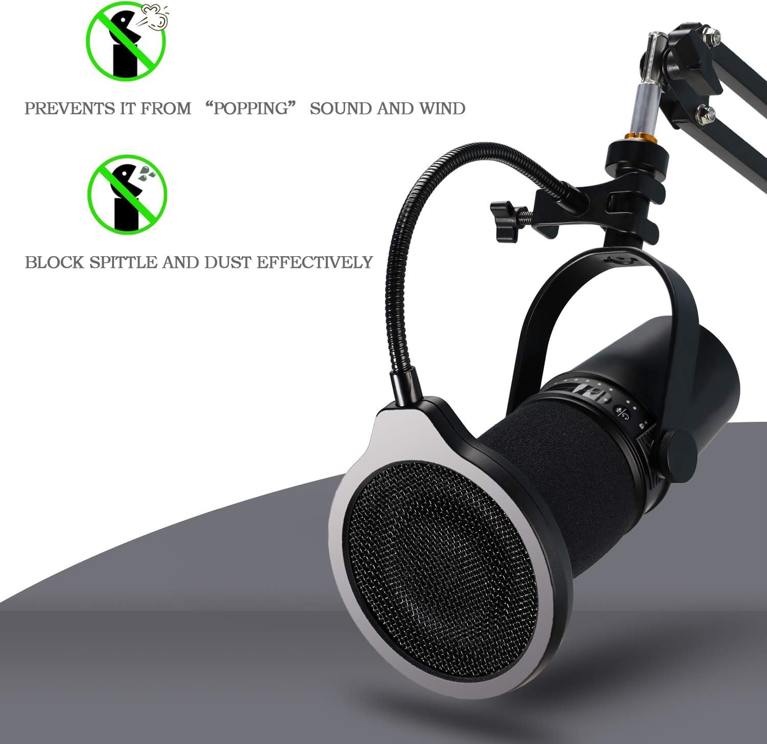 Für Shure MV7 Mikrofon Pop-Fil – Shure Mic Mv7 Bewertung und Preis